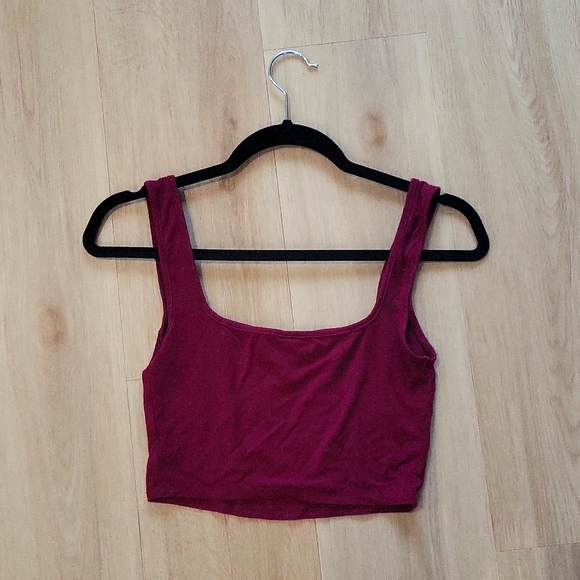 Pink/plum Cropped tank tops. Shein and Aeropostale size medium - Picture 8 of 8